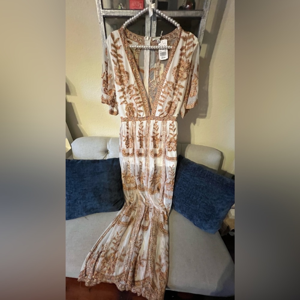 Gretchen Embroidered Maxi Women; Size Medium